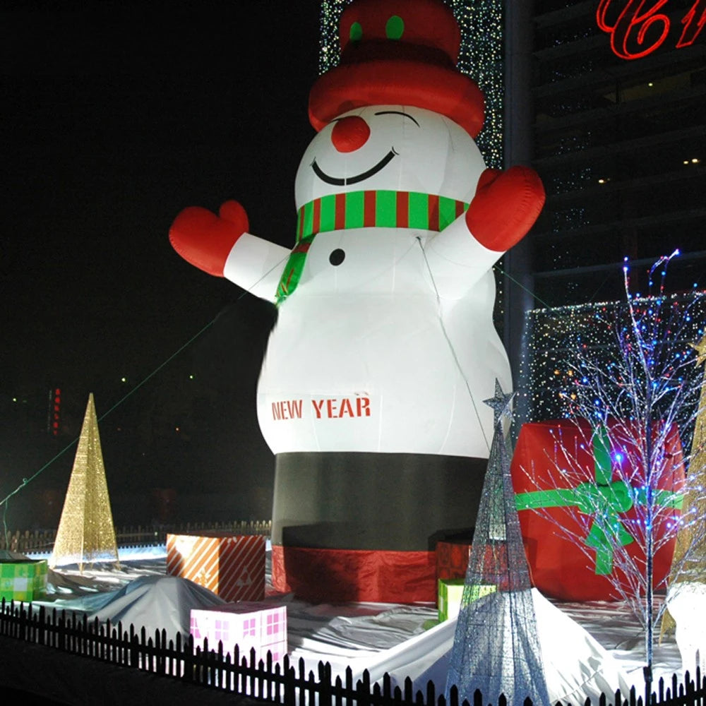 outdoor christmas Lovely giant inflatable snowman for christmas decoration
