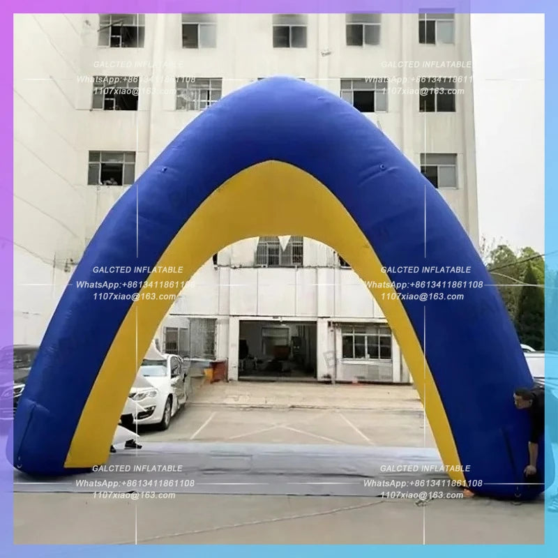 inflatable shark arch Customize ocean  blue/green/red/yellow/pink balloon animal archway decoration