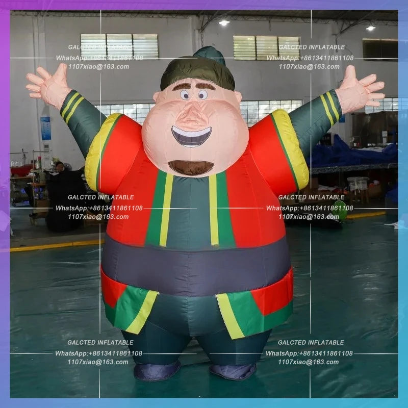 Inflatable Funny Cartoon Character Lovely 2.2 Meters  Mascot Walking Costume Balloon Toys For Ramadan Event Decoration -BG-C0705