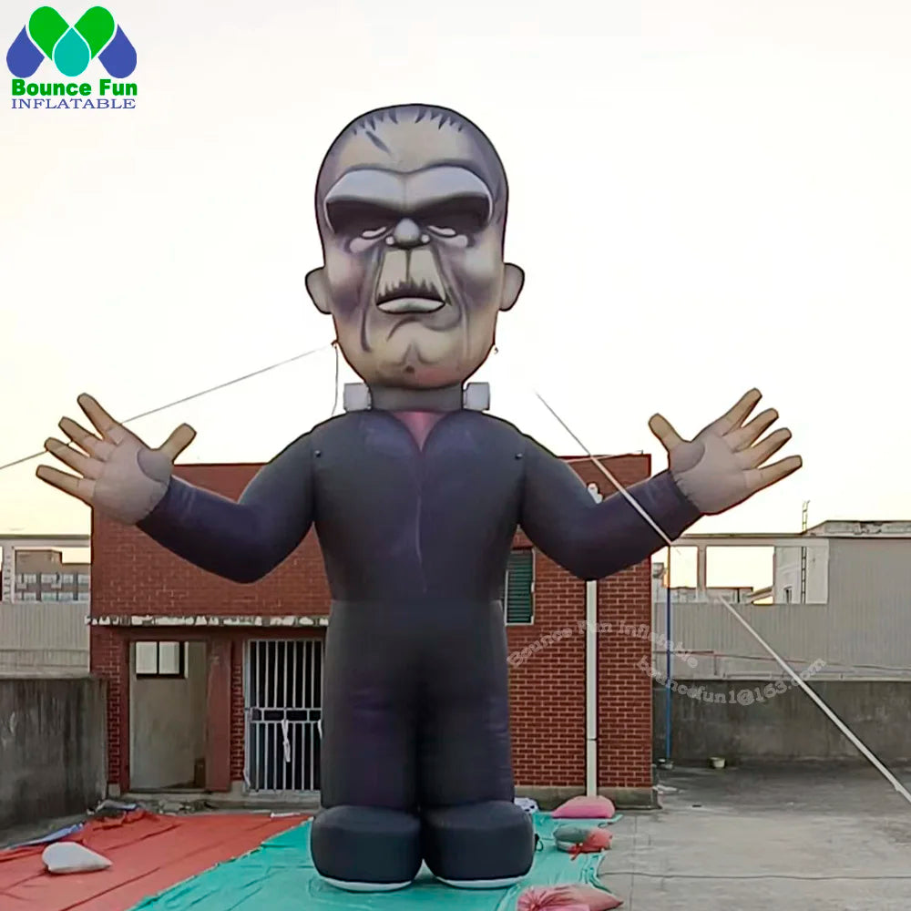 Halloween Decoration 3-8m Giant Outdoor Inflatable Zombie Customized 20ft Event Cartoon Character For