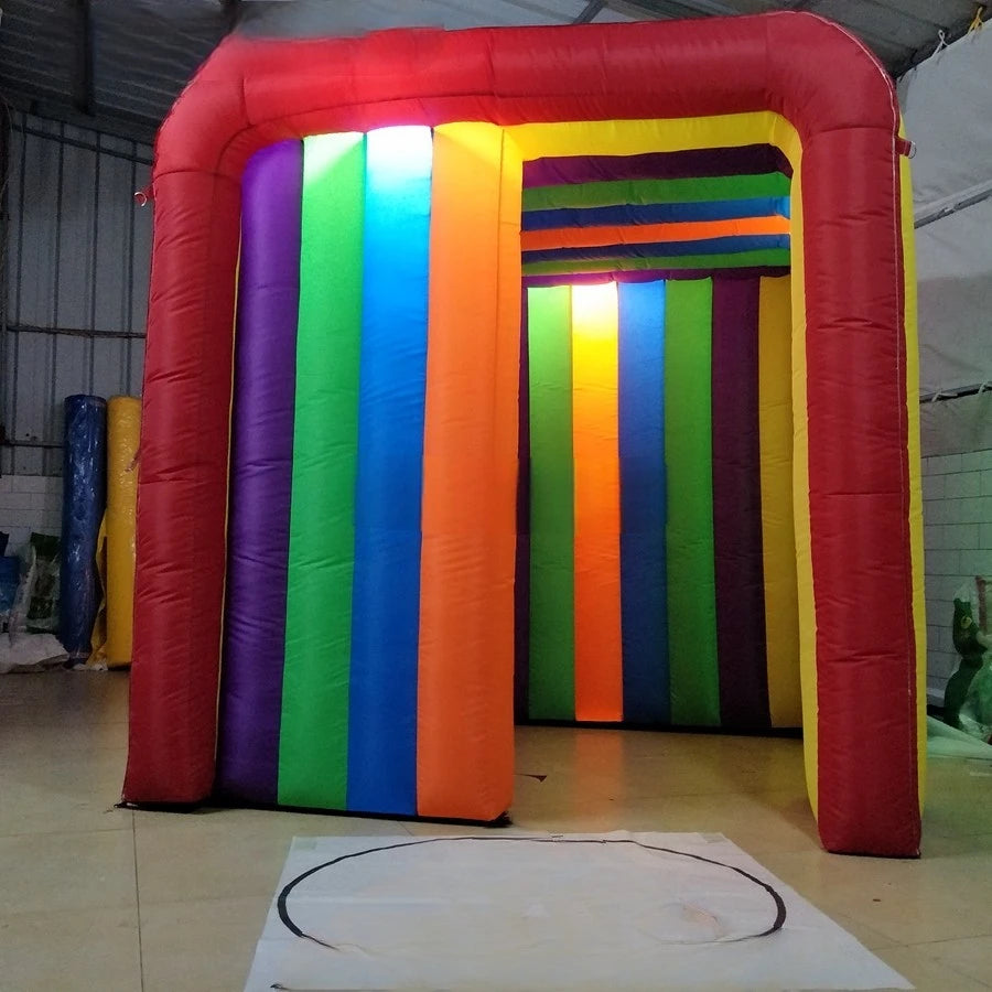 Photo Canopy 1.9x2x1.8m New Style Beautiful Mini Colorful Inflatable Photo Booth Funny Birthday