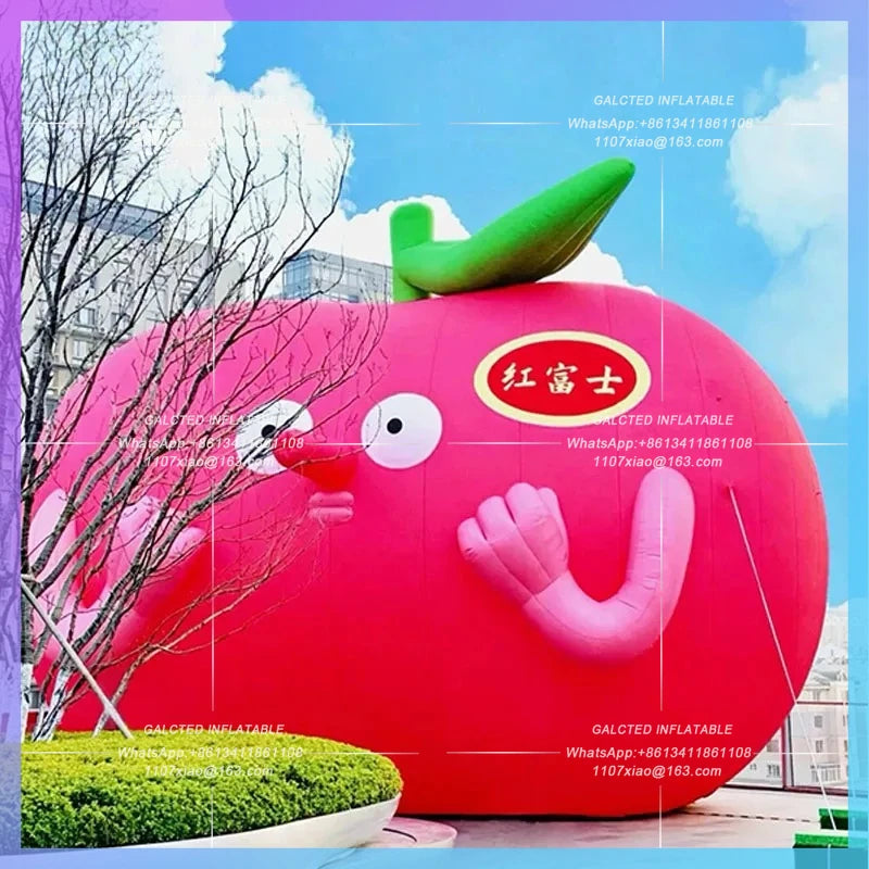 Bar Bazaar Rural Party atmosphere props Inflatable Sacks Apple Air Model Shopping Mall