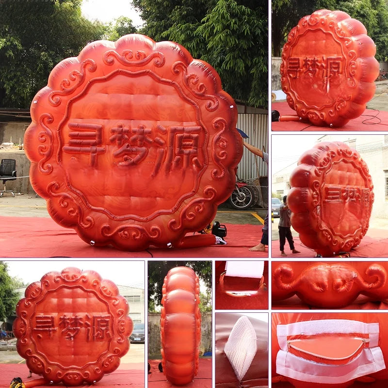 Customized Inflatable Mooncake, Inflatable Moon Cake For Advertising