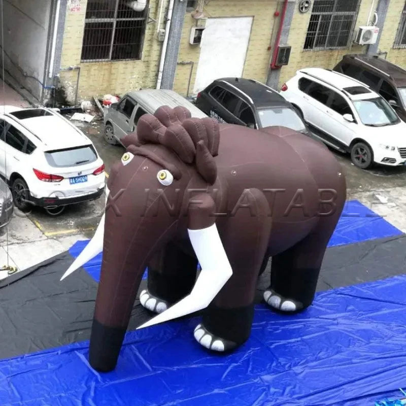 Commercial Use Giant Inflatable Elephant 6.6x4.4mH Inflatable Elephant Animal Cartoon Model for Advertising