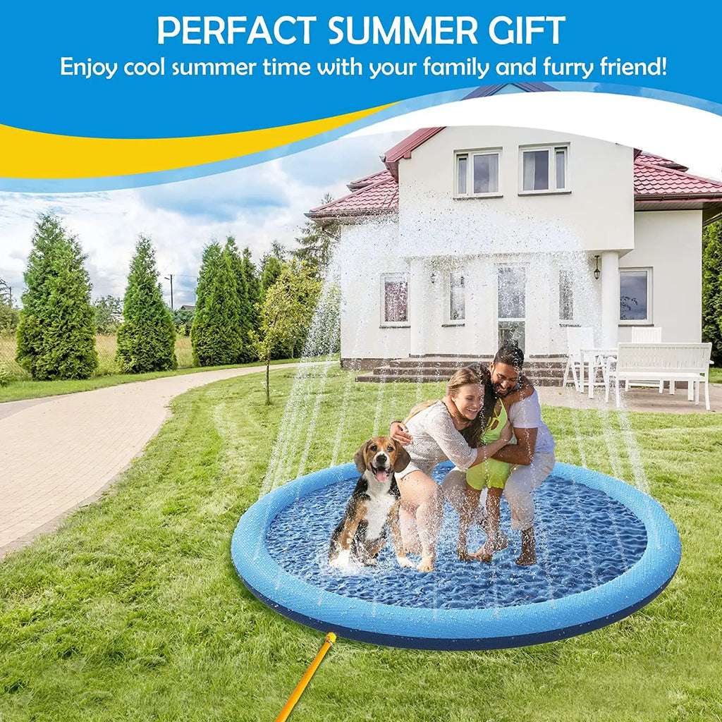 Children Play Spray Mat Beach Inflatable Water Sprinkler Pad Outdoor Game Toy Lawn Swimming Pool Mat Kids Toys