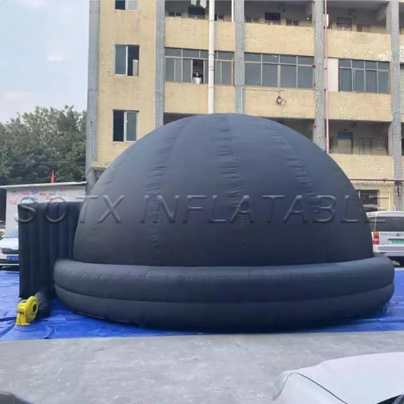 Teaching Planetarium Giant Inflatable Planetarium Dome Tent Planetarium Projection Dome with Floor Mat for Outdoor School