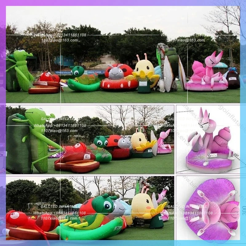 Inflatable Mantis Decorations Personalize 3x3 Meters  Inflated Cartoon Toys Inflatable Toys for Party/Event Decoration