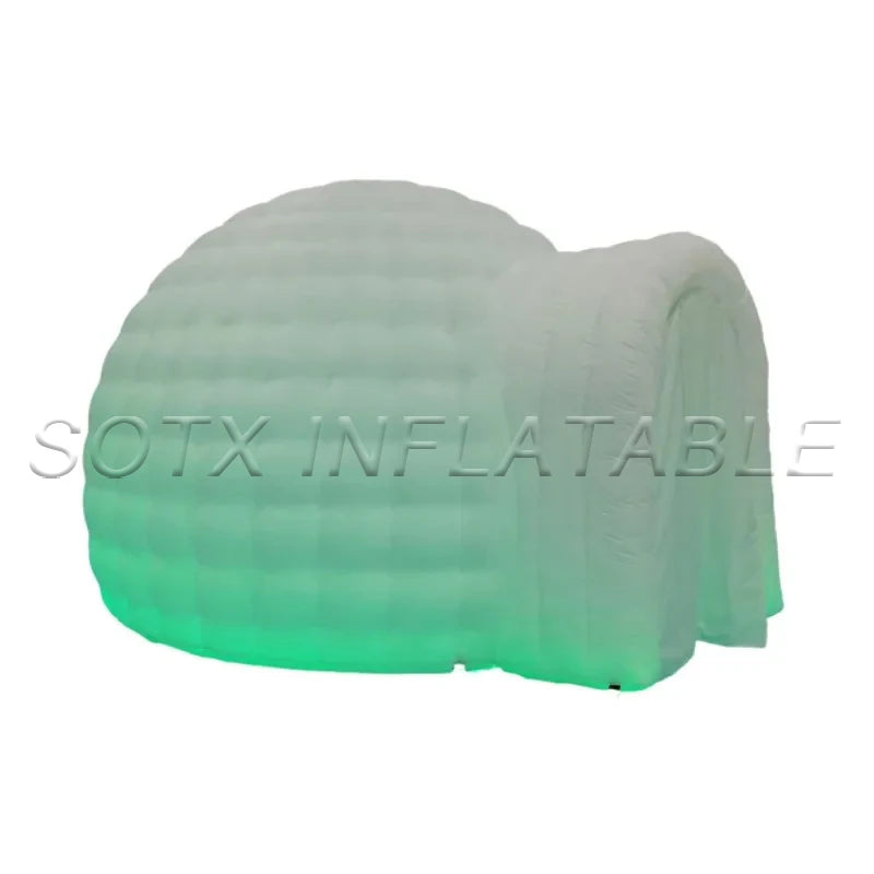 Business Shows Decoration 4m Dia. Inflatable Dome Tent Inflatable Igloo Dome with Air Blower for Events Party Wedding