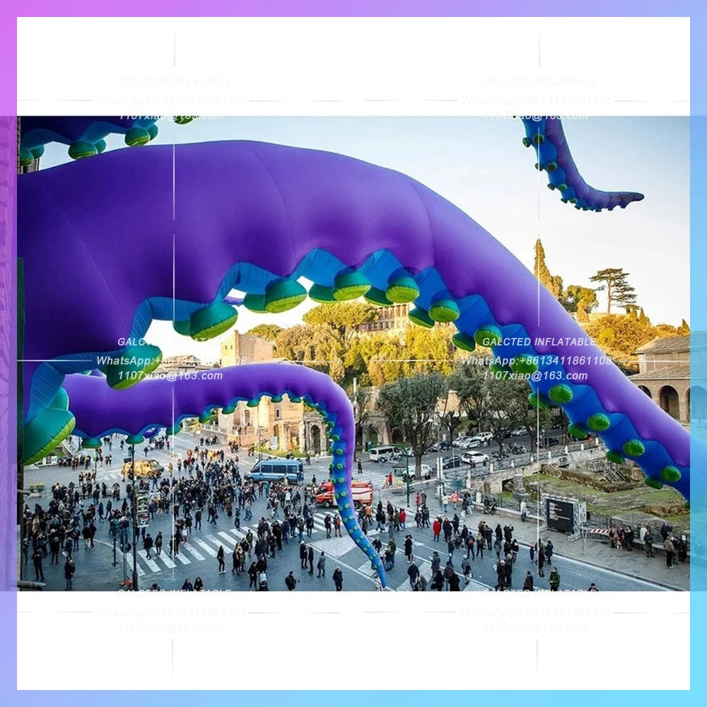 inflatable octopus tentacles with affordable price Elegant super giant  inflatable octopus arm for Halloween decoration