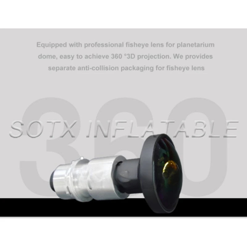 Cinema Projector Professional Inflatable Projection Planetarium Dome Projector Fish-Eye Lens 360 Degree Digital Planetarium