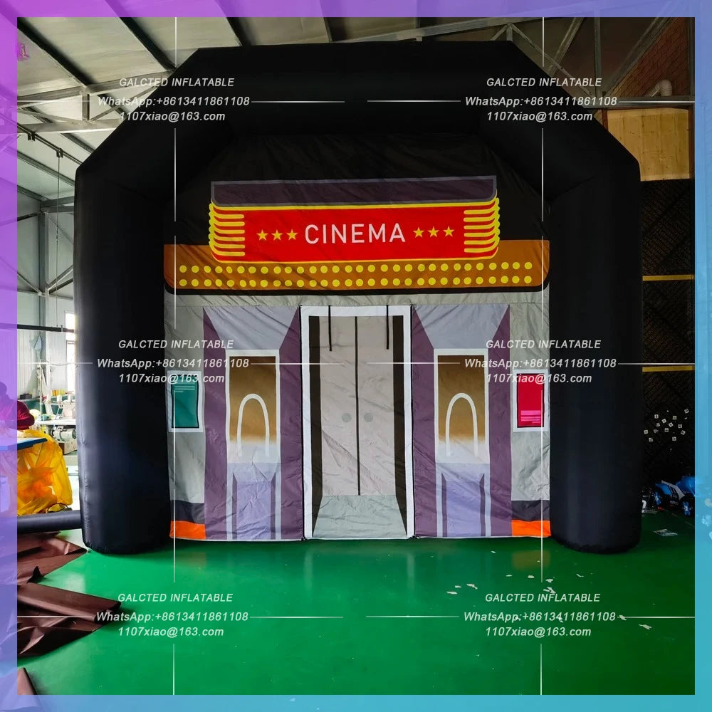 Inflatable Nightclub Tent,Customized Oxford Rectangle Inflatable Night Club,VIP Inflatable Party Room With Air Blower For Disco