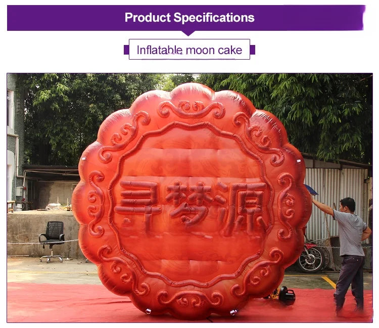 Customized Inflatable Mooncake, Inflatable Moon Cake For Advertising