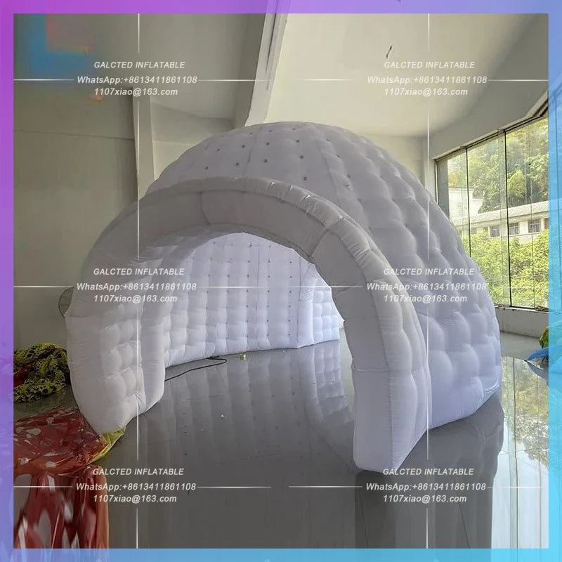 ice and snow Great World, Inflatable igloo arch modelShanghai Arctic Eskimo Inuit houses children's play equipment
