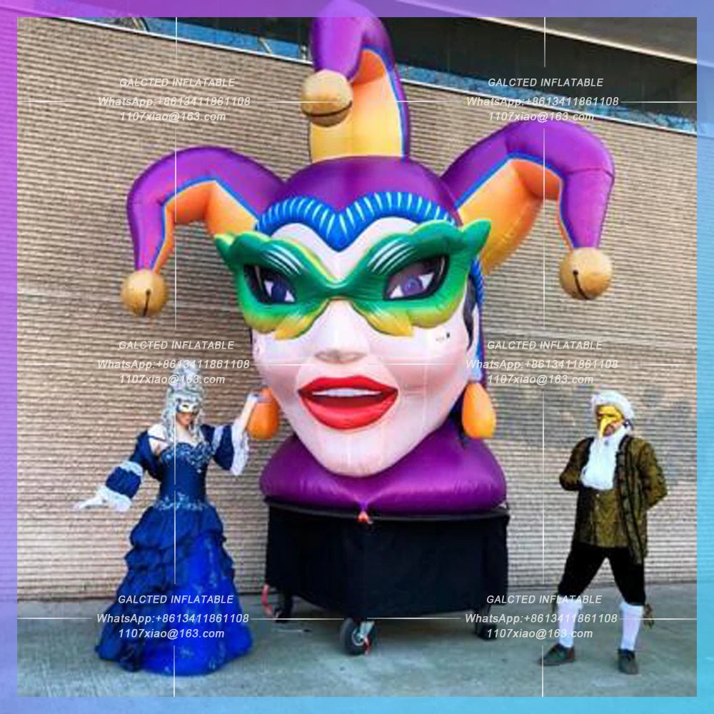 Inflatable Clown Circus Props Halloween Decoration Advertising Custom  Inflatable Clown Heads For Sale
