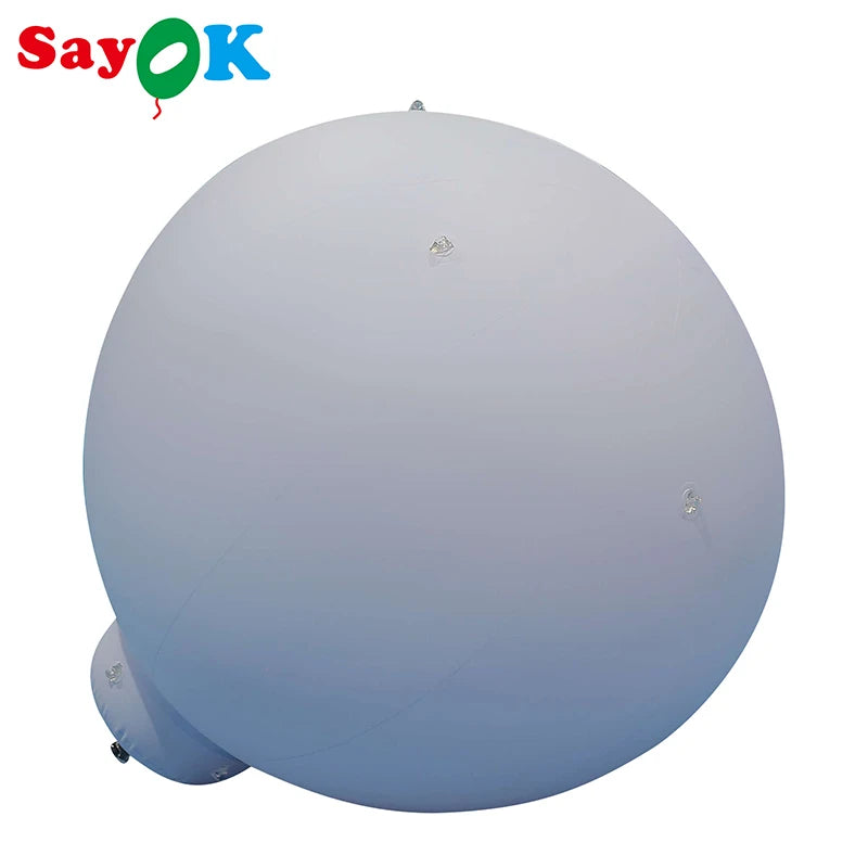PVC Inflatable Hot Air Balloon 3ft/5ft Inflatable Strips Balloon with Stand for Advertising Events Birthday Party Decor