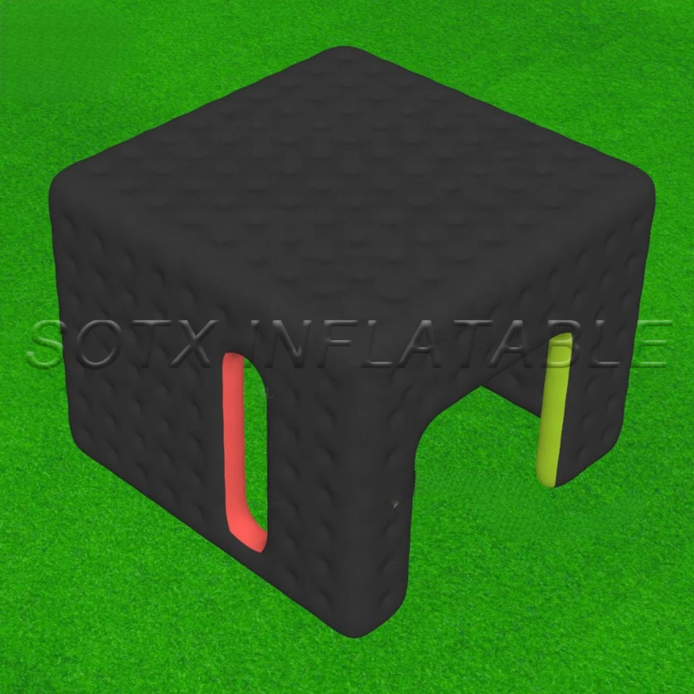 Structure With Do Customized Black Rubik Inflatable Cube Tent Large Event Showroom Wedding Party Marquee Giant Mobile Room