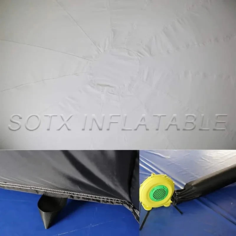 Teaching Planetarium Giant Inflatable Planetarium Dome Tent Planetarium Projection Dome with Floor Mat for Outdoor School