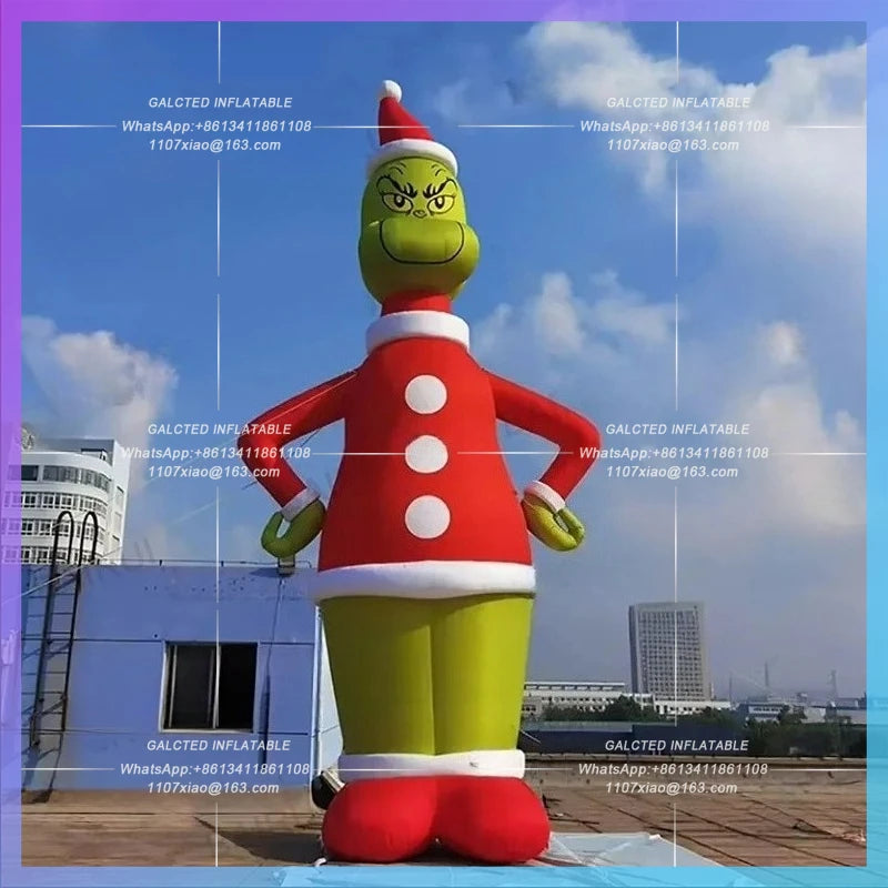 inflatable christmas cartoon man Huge  for new year advertising decoration