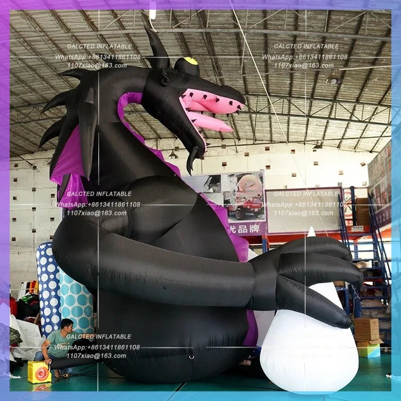 Inflatable Flying Dragon Customized 6 Meters High Giant For Event Decoration - BG-C0554