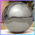 Inflatable Disco Mirror Ball Silvery Mirror Giant Double Layer PVC Hanging  Reflective Sphere Balloon For Event Decoration