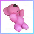 romantic atmosphere proposal  Inflatable pink sitting bear model cute wedding qixi lighting atmosphere lawn layout