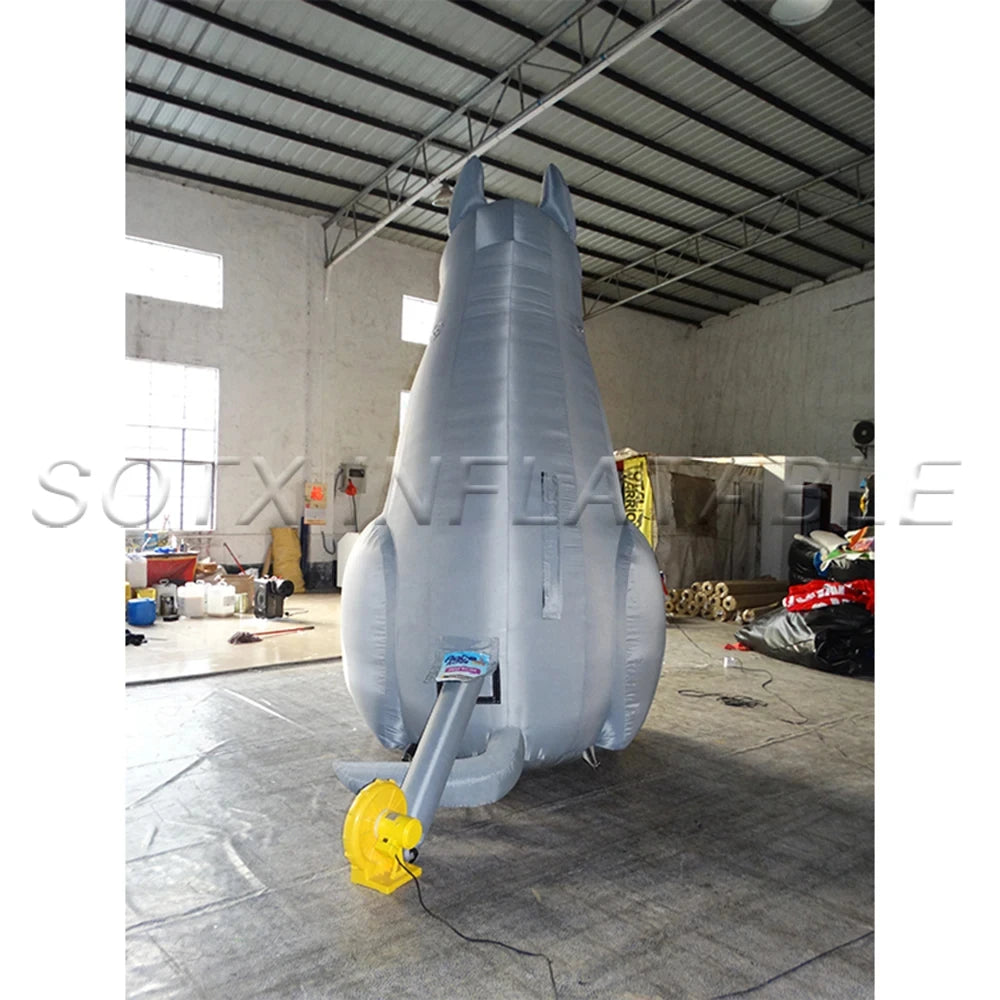 with blower Inflatable Husky Dog Professional Supplier Christmas Balloon Dog Christmas Inflatable Decorations for advertising