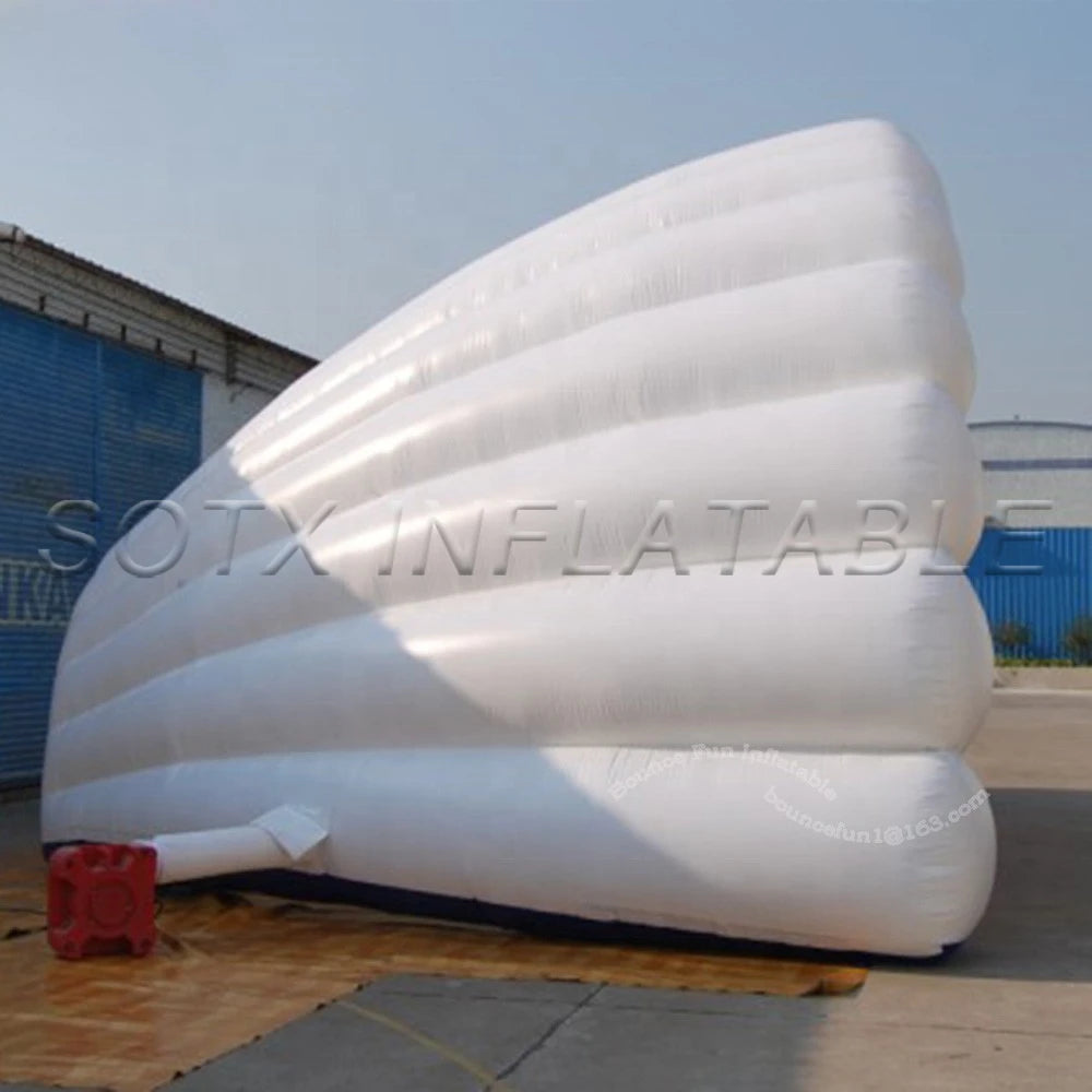 event music concert Newcommercial Igloo Large Inflatable Stage Cover White Shell dome Tents And Shelters Patio party for Wedding