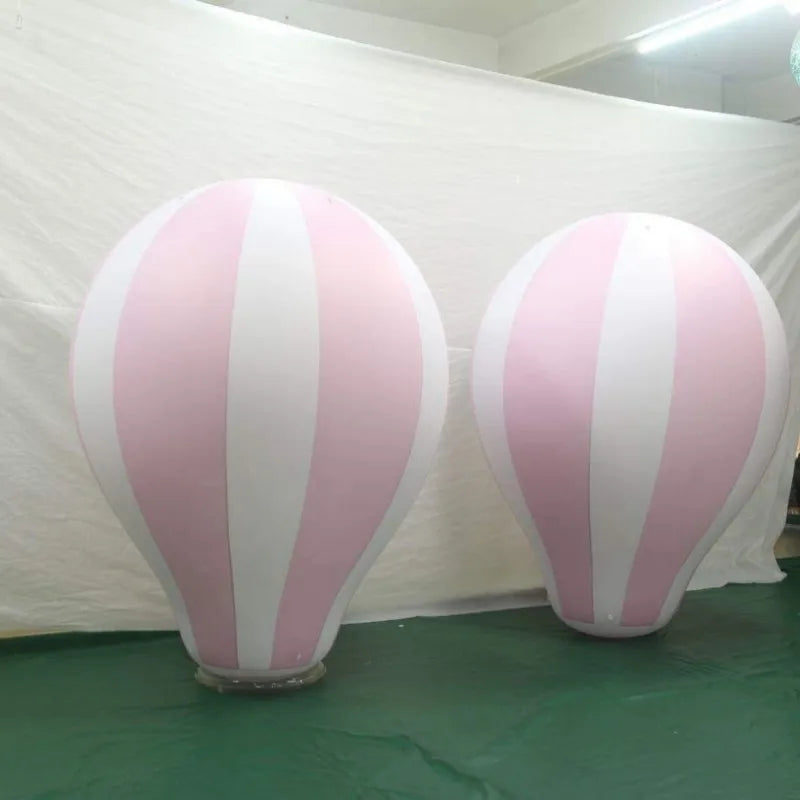 6.56ft Portable PVC Helium Hot Air Balloon Inflatable Strip Balloon Hanging Decoration for Advertisiing Wedding Birthday Party