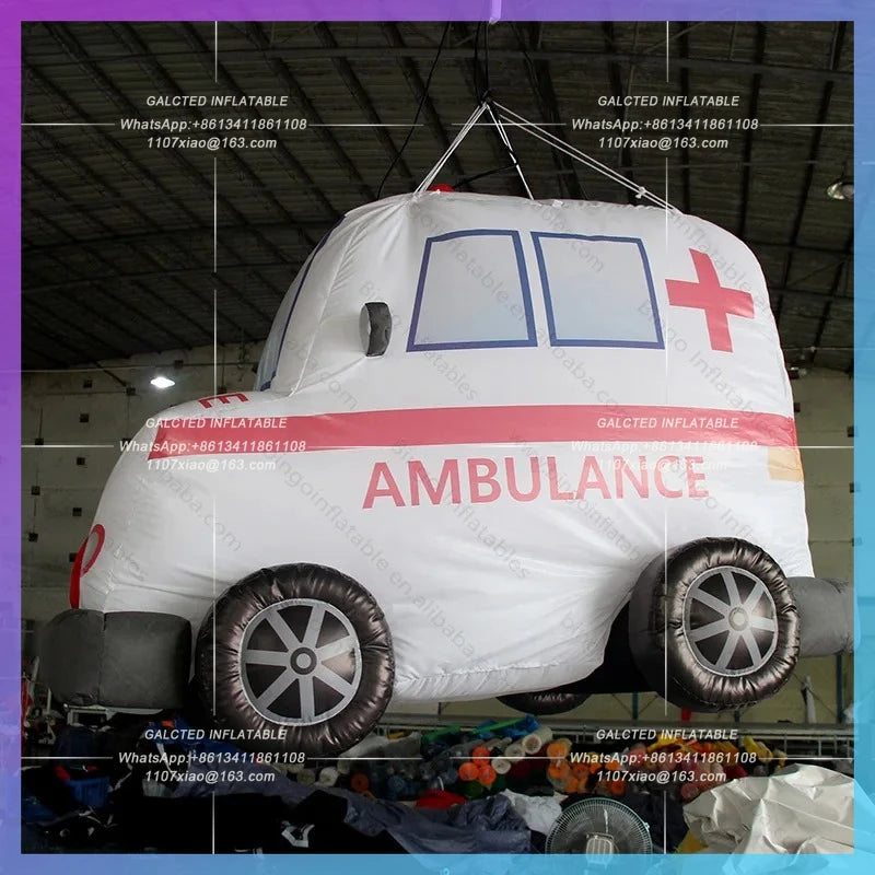 inflatable ambulance balloon-toy Inflatable Toys personalized 2.2*1.6 meters  for Sale
