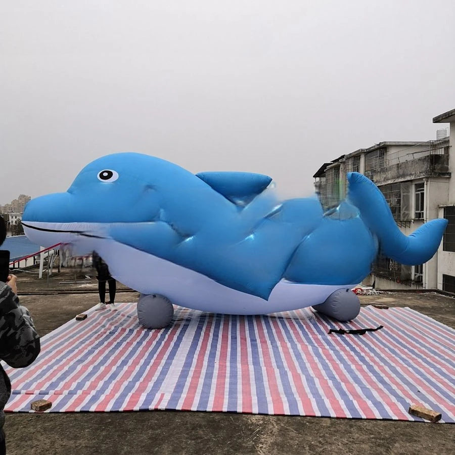 Aquarium Store Open Long giant outdoor advertising item inflatable Dolphin for event and show or
