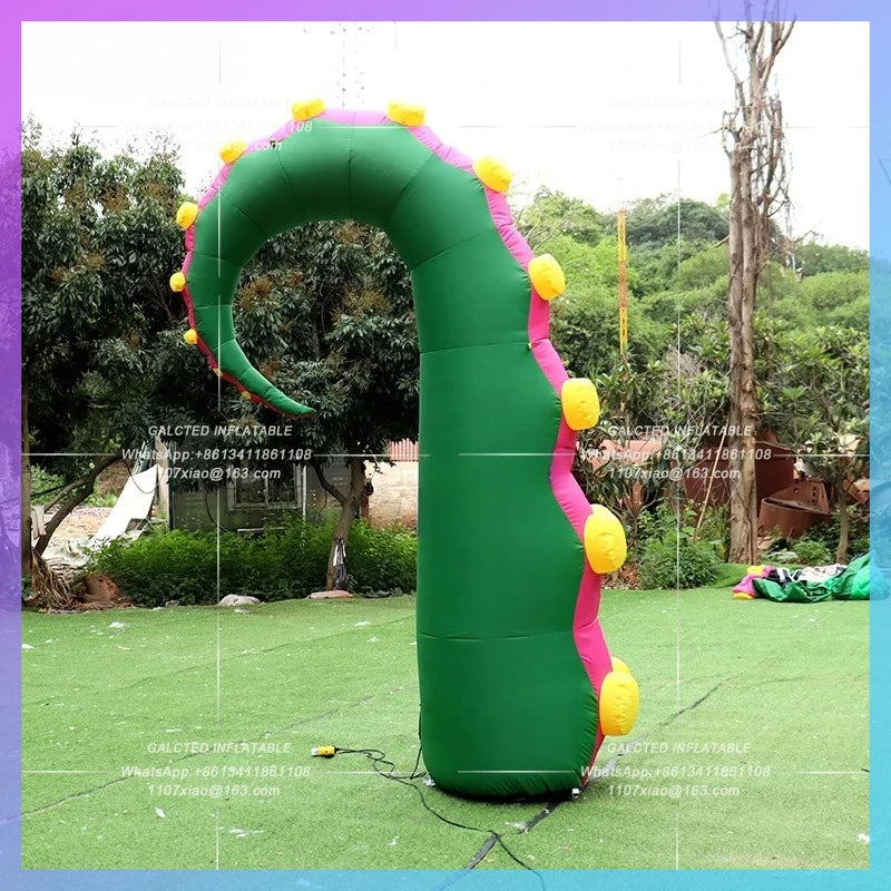 Inflatable Octopus Tentacle Customized 5~7 Meters High For Mall Decoration Giant Blow Up Squid Feet Balloon Toys - BG-O0063