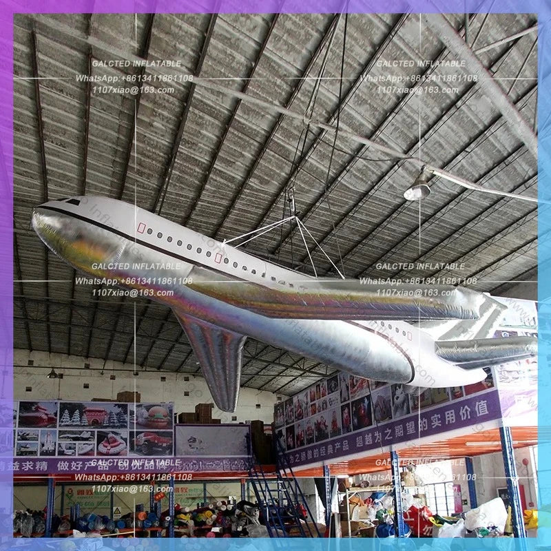 Inflatable Aircraft Inflatable Toys Vivid Suspended For Advertising Aviation Plane Series Decoration-Toys