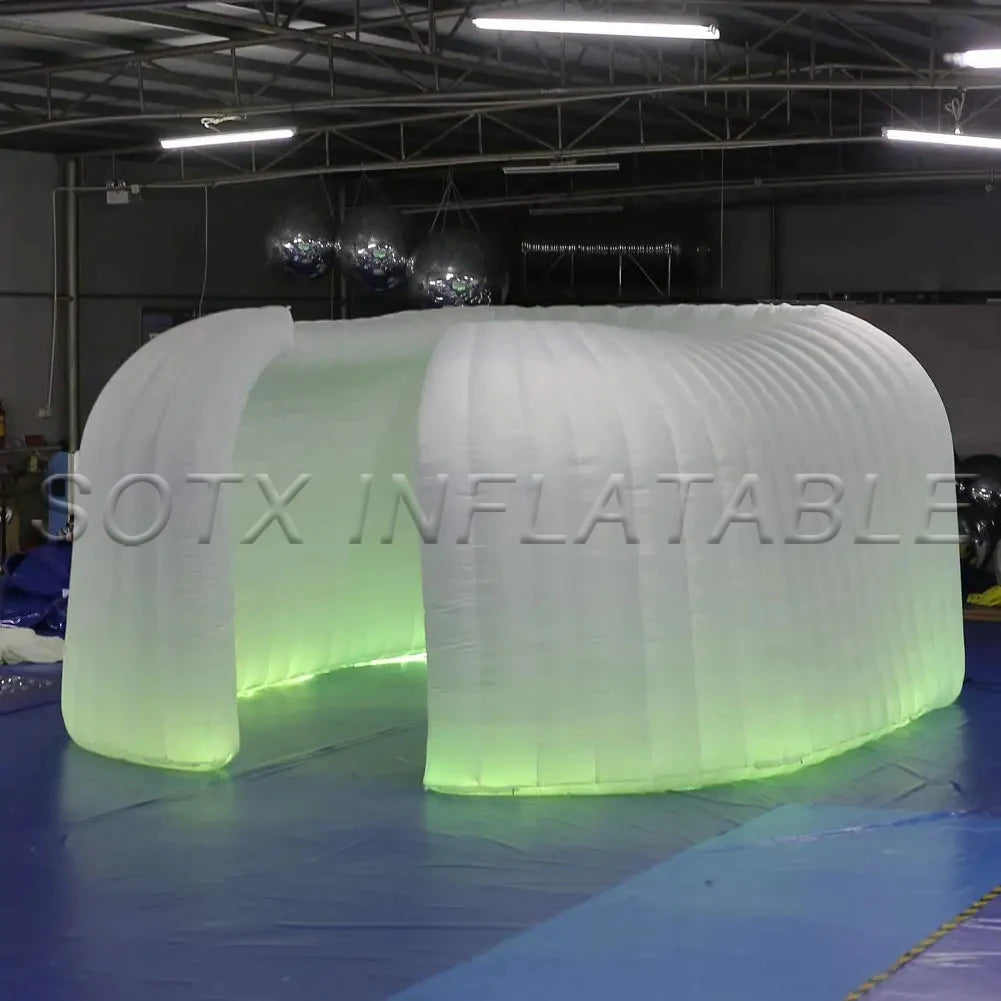 Show Wedding Conference 19.7ft Inflatable Office Pod Tent Meeting Room Party Tent with Blower for Events Exhibition Trade