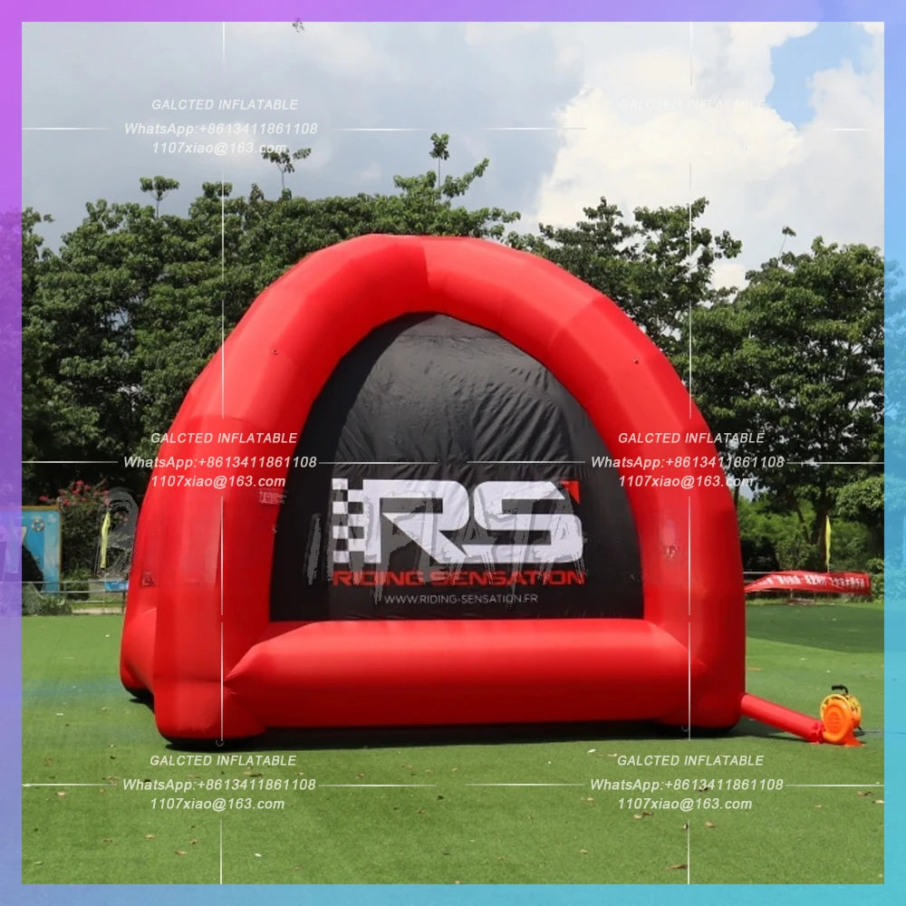 Dome Tent Promotion Gazebo Lightweight Inflatable Event Dome Tent Portable spiderwith Custom Printing Blower W5 x H5 M