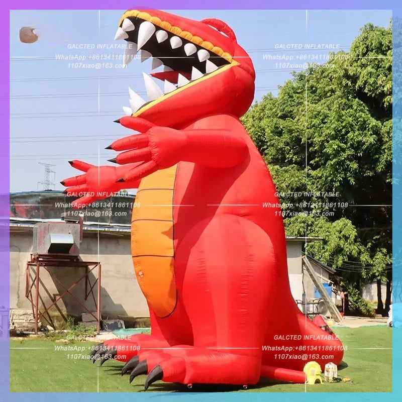 Inflatable Dinosaur Balloon Inflatable Toys 20ft Tall Giant For Event Decoration Blow Up Tyrannosaurus Toys