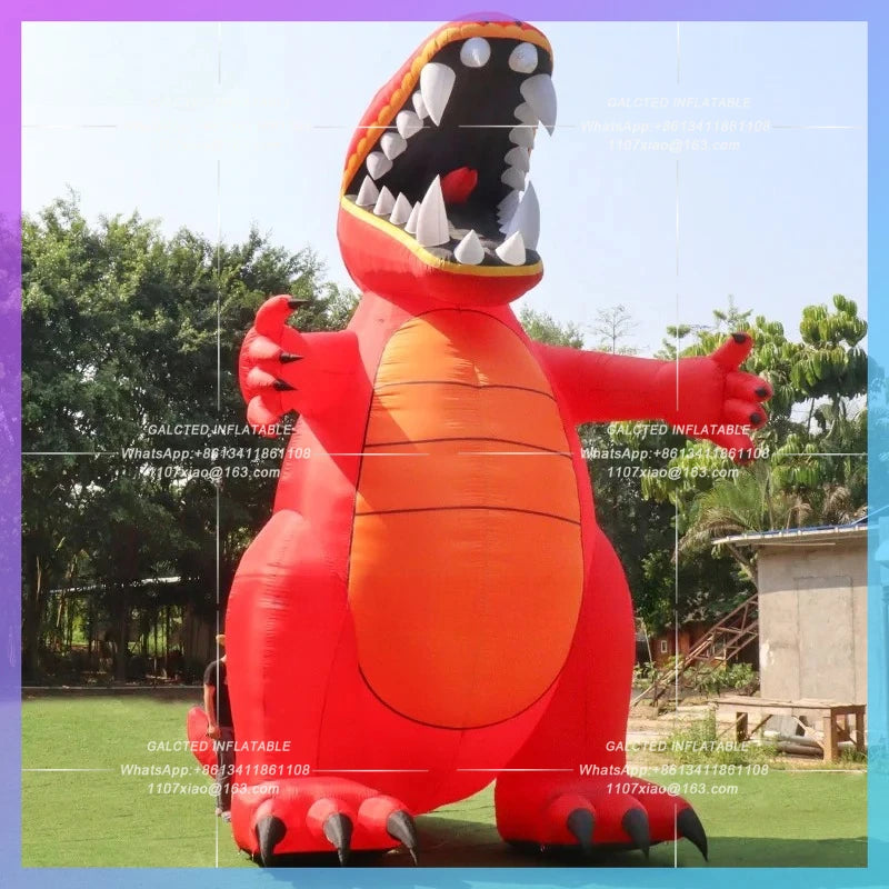 Inflatable Dinosaur Balloon Inflatable Toys 20ft Tall Giant For Event Decoration Blow Up Tyrannosaurus Toys