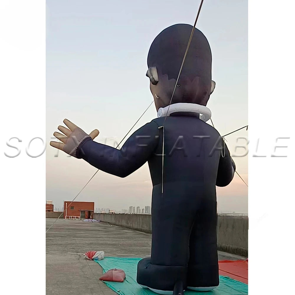 Halloween Decoration 3-8m Giant Outdoor Inflatable Zombie Customized 20ft Event Cartoon Character For