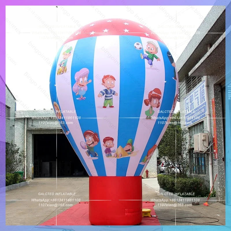 Inflatable Ground Balloon Digital Customized 5 Meters Tall Giant Printing Airblown Balloon for Decoration Toys