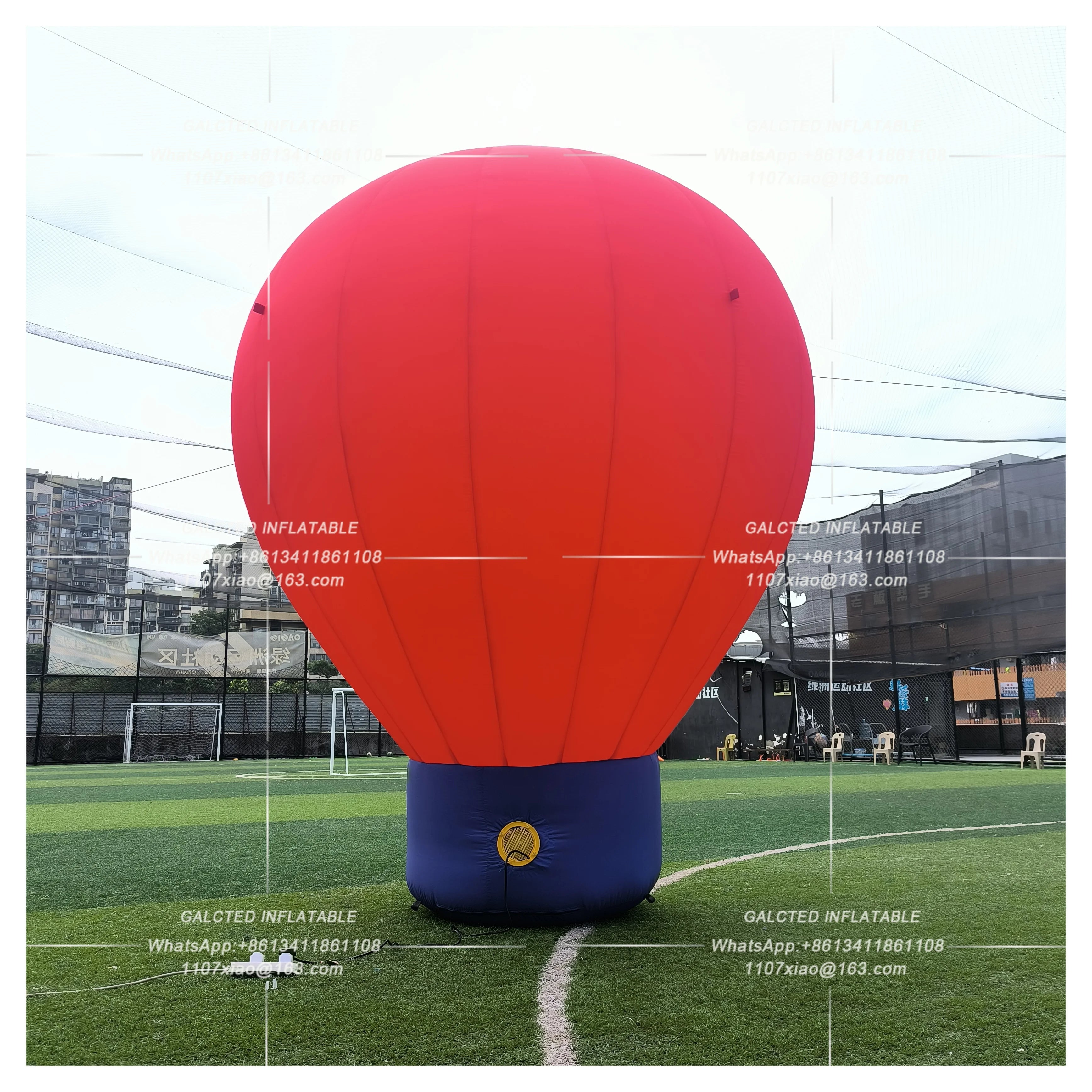 Inflatable Hot Air Balloon With Blower Giant Outdoor Advertising Event Display And Carnival Promotion
