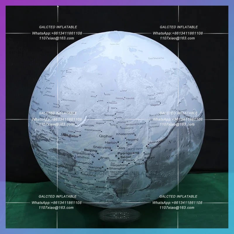 Inflatable Earth World Geography Inflatable Toys PVC  Globe Map Balloon Educational Supplies Planet Toys