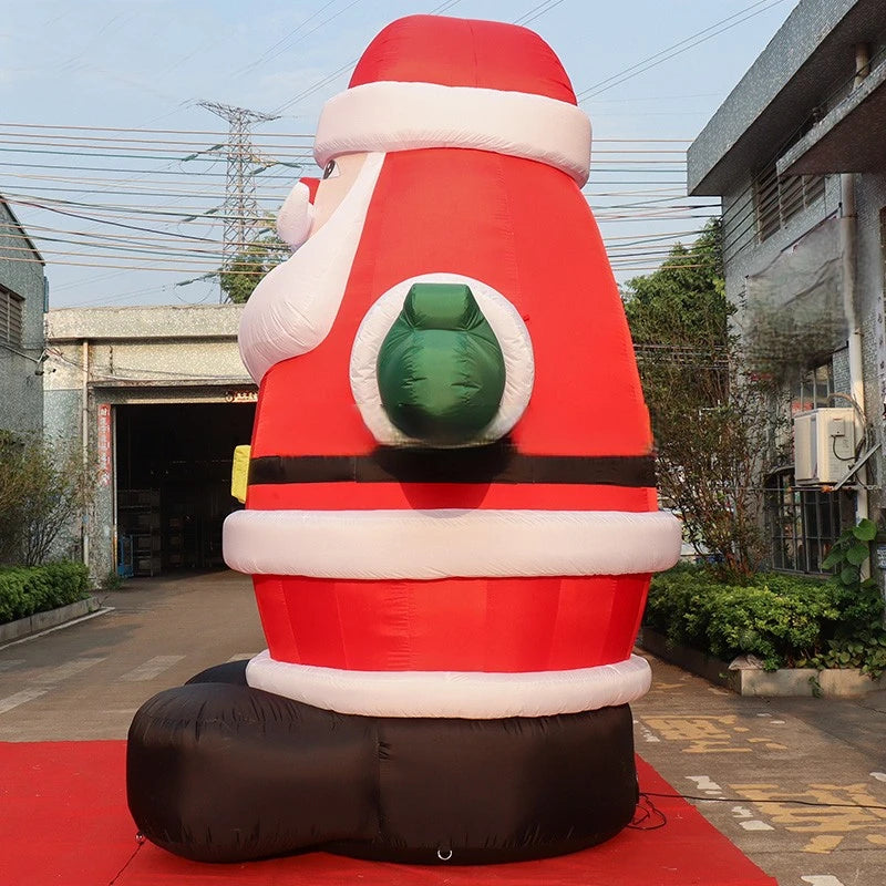 Christmas Old Giant Inflatable Man 4 Meters Tall Inflatable Santa Claus Inflatable Toys for Christmas Decoration
