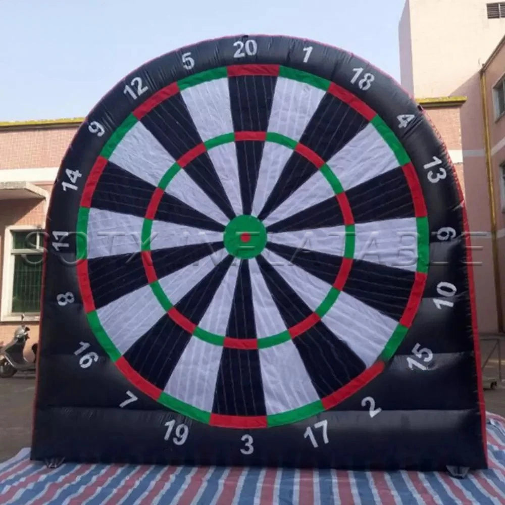 Darts For Entertainments Outdoor Games PVC Oxford Inflatable Dartboard Game Sports Kick Set Soccer Target Dart Boards Football