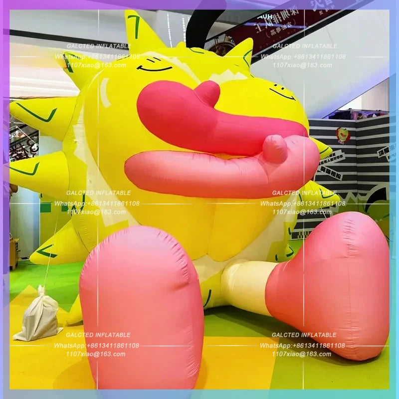 fruit festival creative shop Inflatable durian cute cartoon market layout