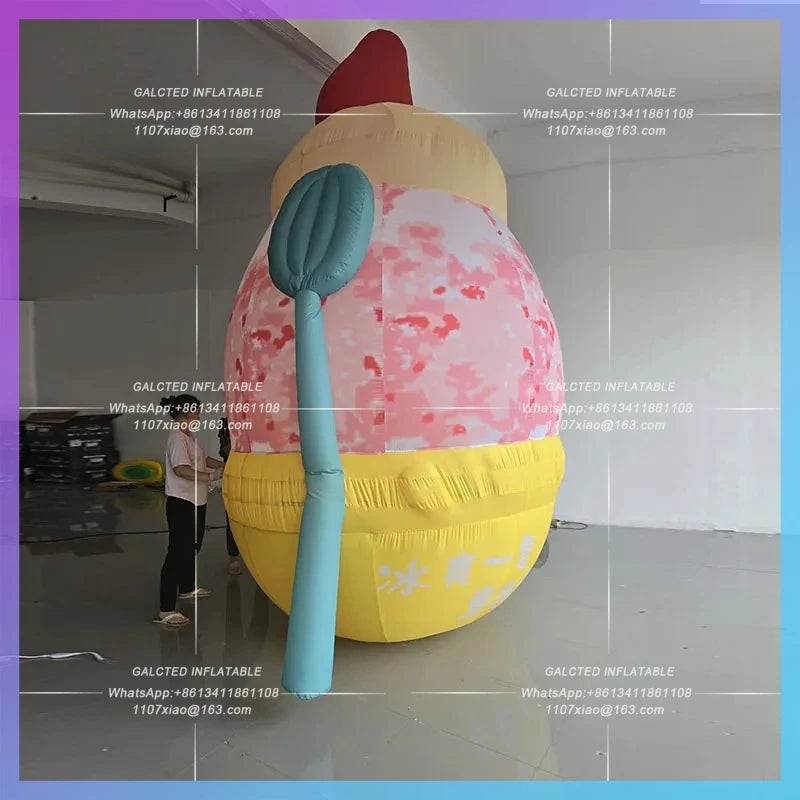inflatable popsicle summer refreshing milk Inflatable dessert ice cream  tea dessert bazaar bar concert lighting advertisement
