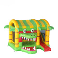 Event Sea Shipping 4.6m PVC Inflatable Crocodile Bouncer Slide Inflatable Jumping House with Climbing Area for Party