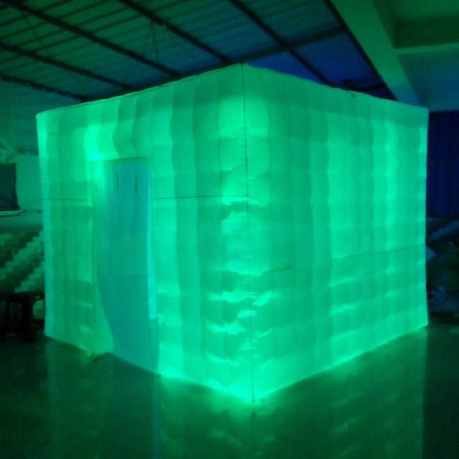 Party and Wedding China Suppliers 3mL*3mW*2.4mH Inflatable Photograph Cube Stand for