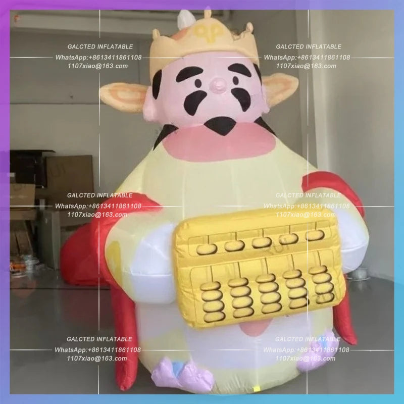inflatable god of wealth chinese year Chinatown new year festival  hometown lucky cartoon man for spring activity decoration