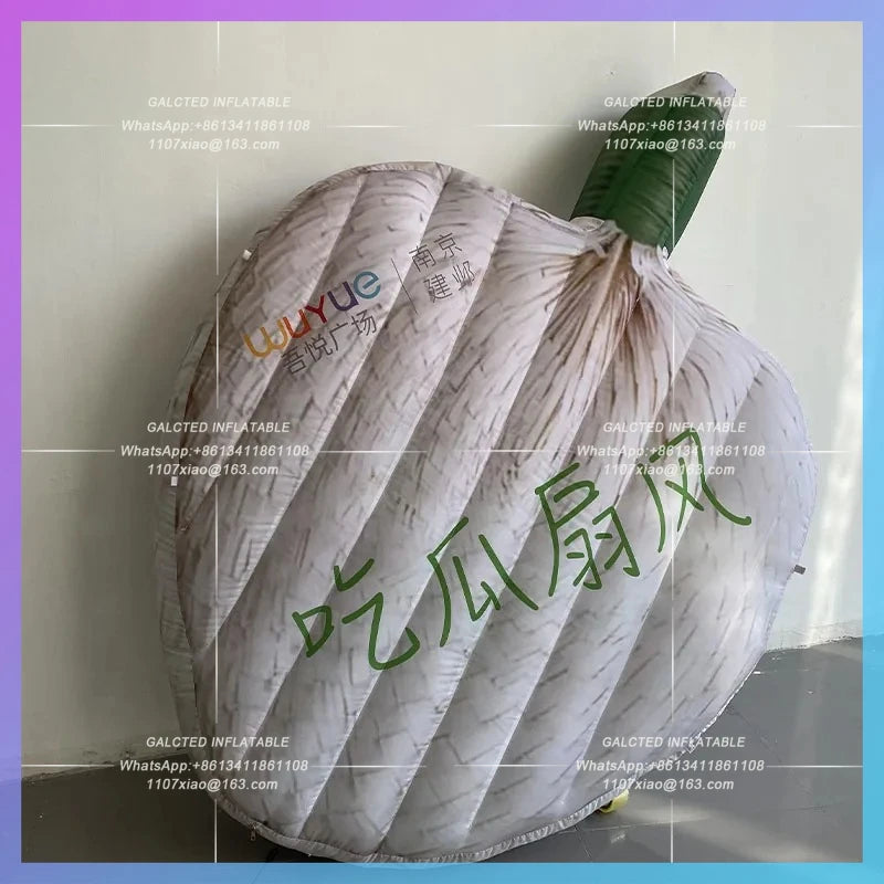 market beach summer refreshing Giant inflatable simulation fan air model can be customized IP theme activities lighting props