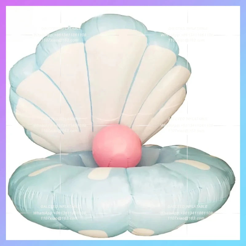 LED lighting clam sea theme Inflatable sea shell pearl inflatable toy stage activities party bar nightclub props