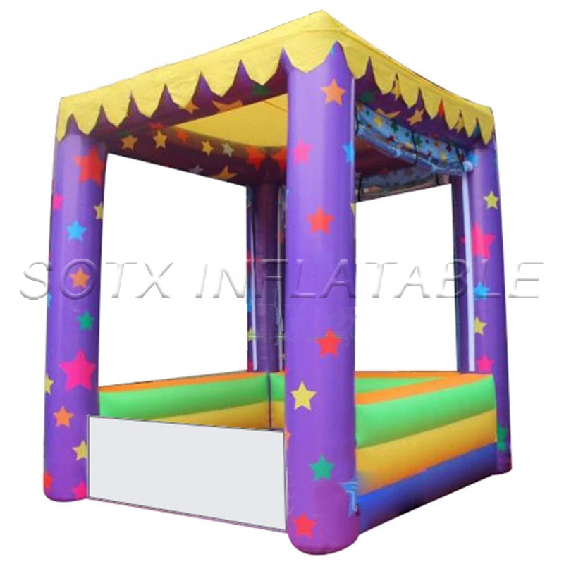 Advertising Carnival Party 3x3m Portable Inflatable Bar Counter Customized Inflatable Kiosk Bar Rental for Promotion